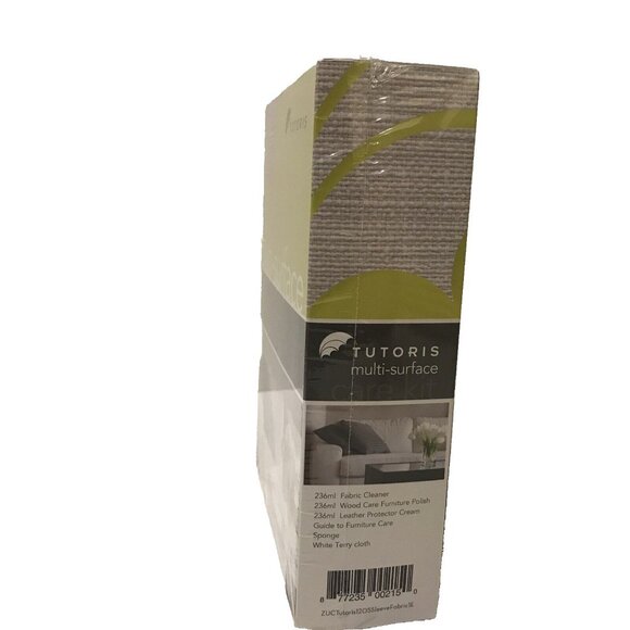 Tutoris Multi-surface Care Kit Leather Furniture Fabric Wood Kit W/Cloth Sealed - Picture 5 of 6